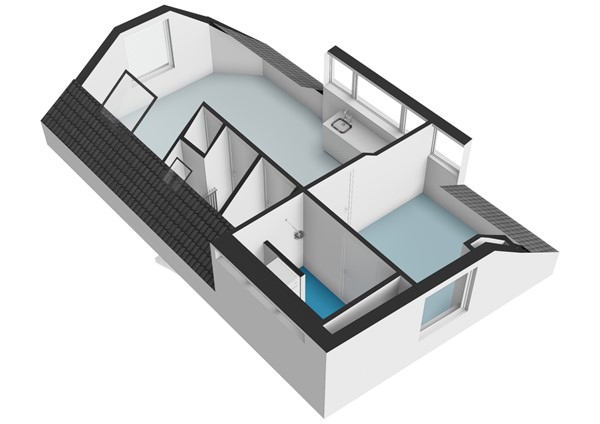 Floorplan - Mauritsstraat 10, 2316 ST Leiden